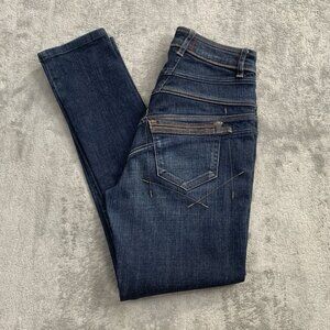 Vintage Le Jean De Marithe Francois Girbaud Jeans Womens 27x27 Straight Leg Blue